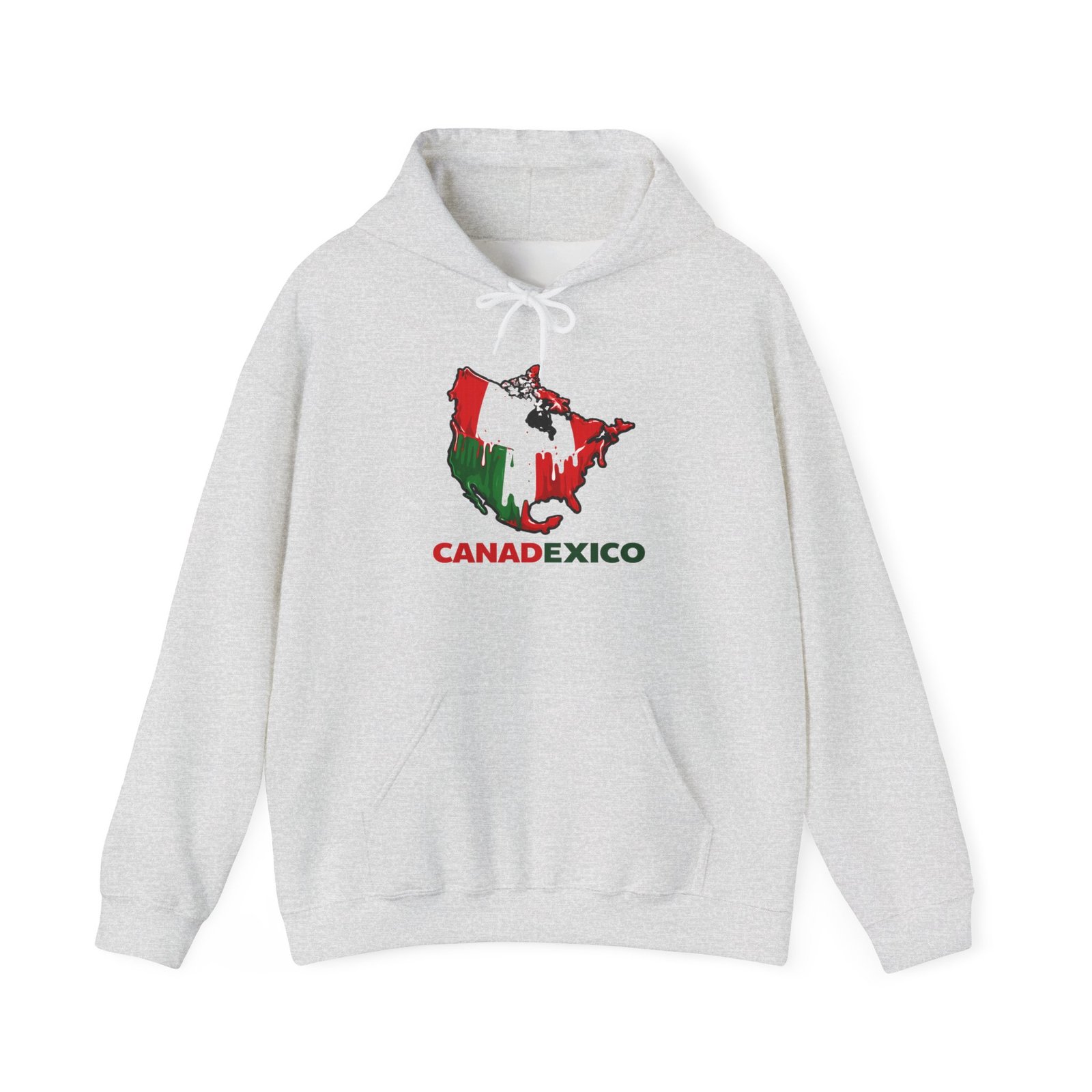 Canada-Mexico Map Hoodie – Canadexico Flag Design - Image 5