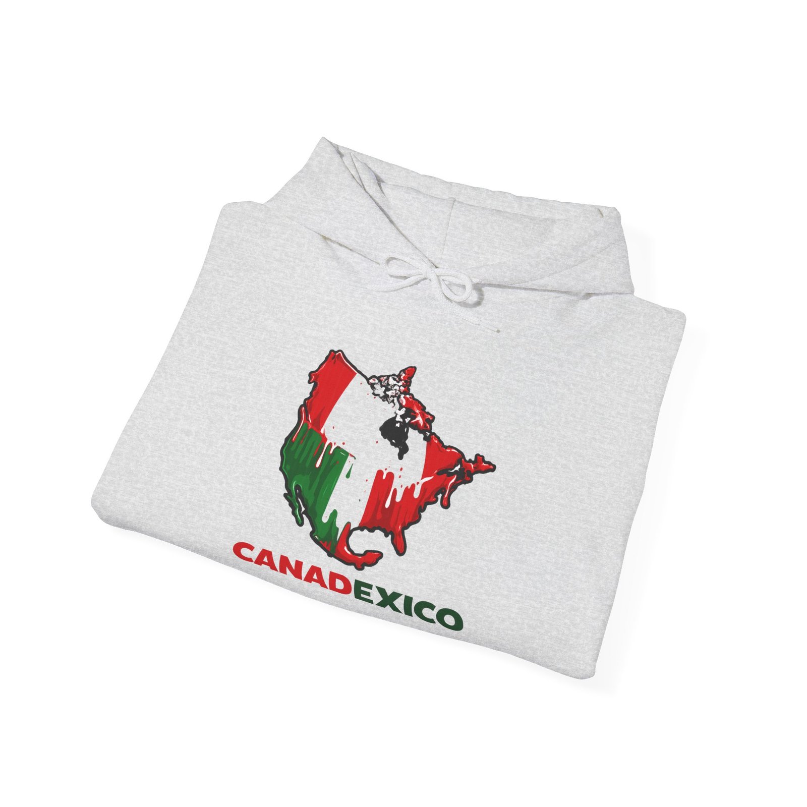 Canada-Mexico Map Hoodie – Canadexico Flag Design - Image 12