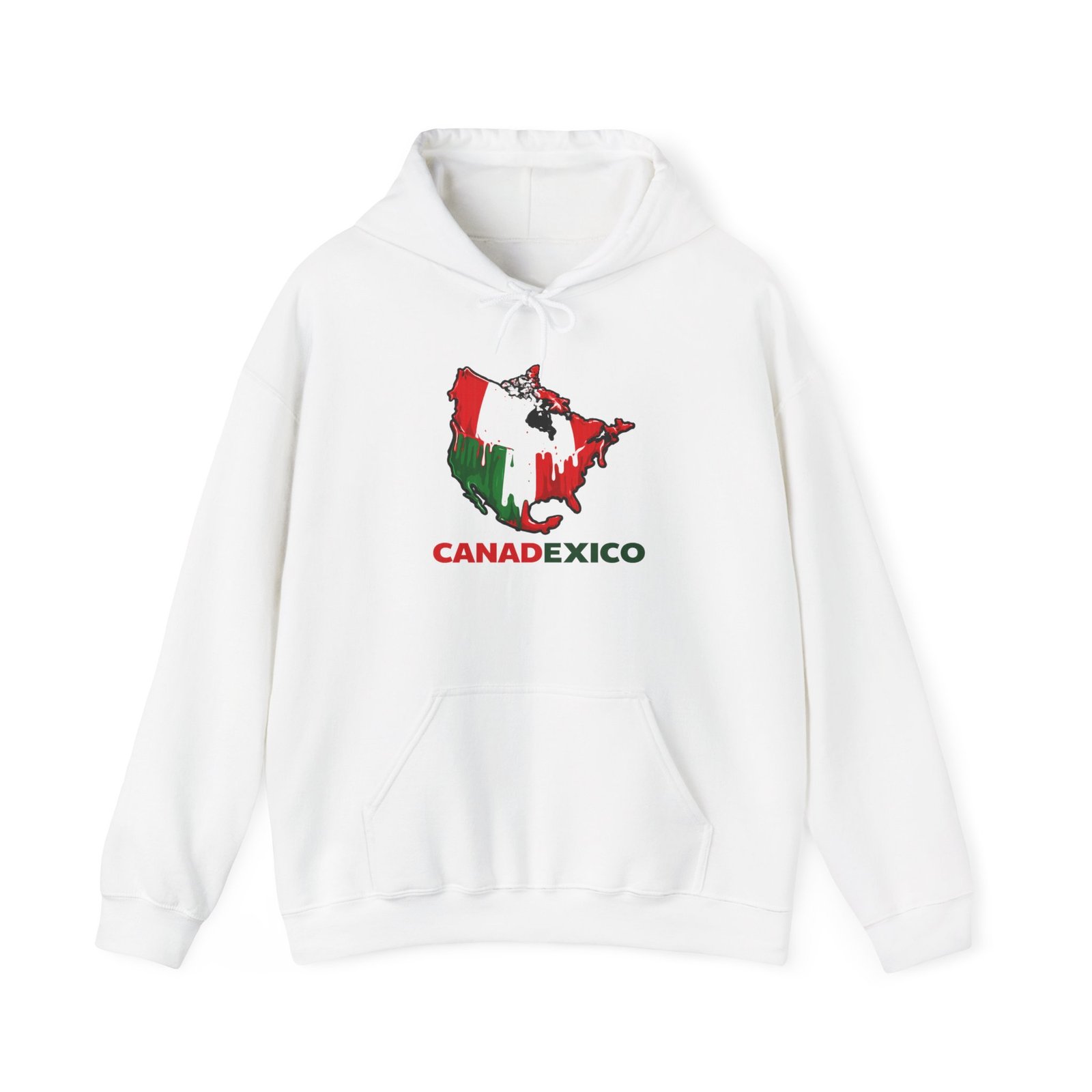 Canada-Mexico Map Hoodie – Canadexico Flag Design