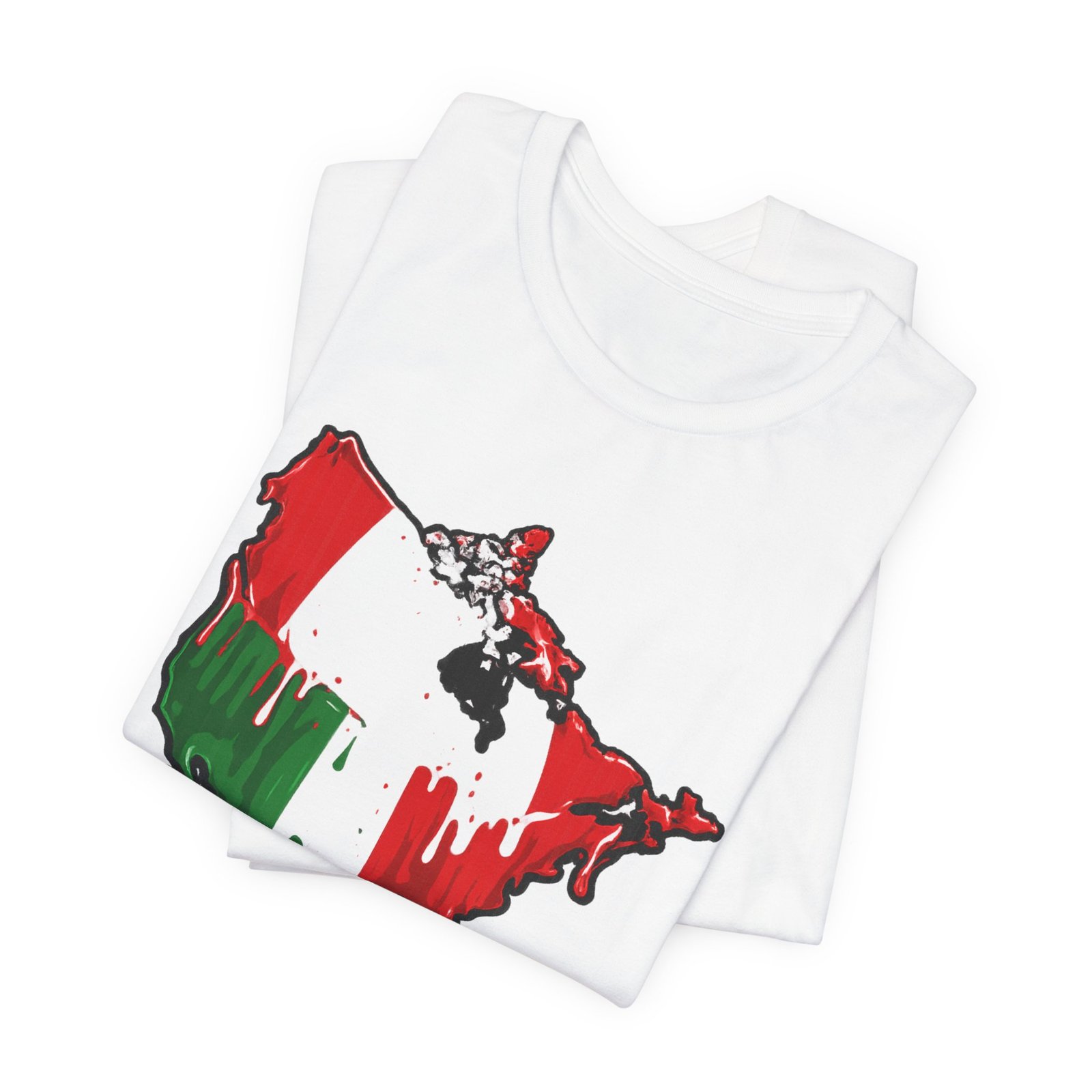 Canadexico Map T-Shirt — Canada + Mexico Flag Mashup Tee - Image 3