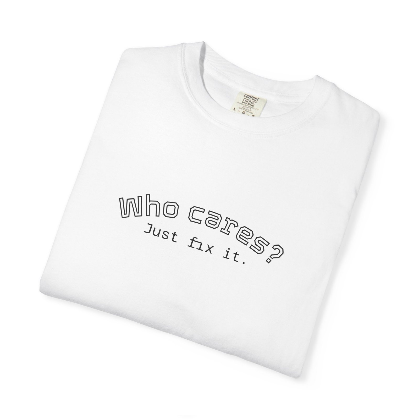 Canada-Mexico Drip Map T-Shirt — Canadexico Graphic Tee (Who Cares? Just Fix It) - Image 3