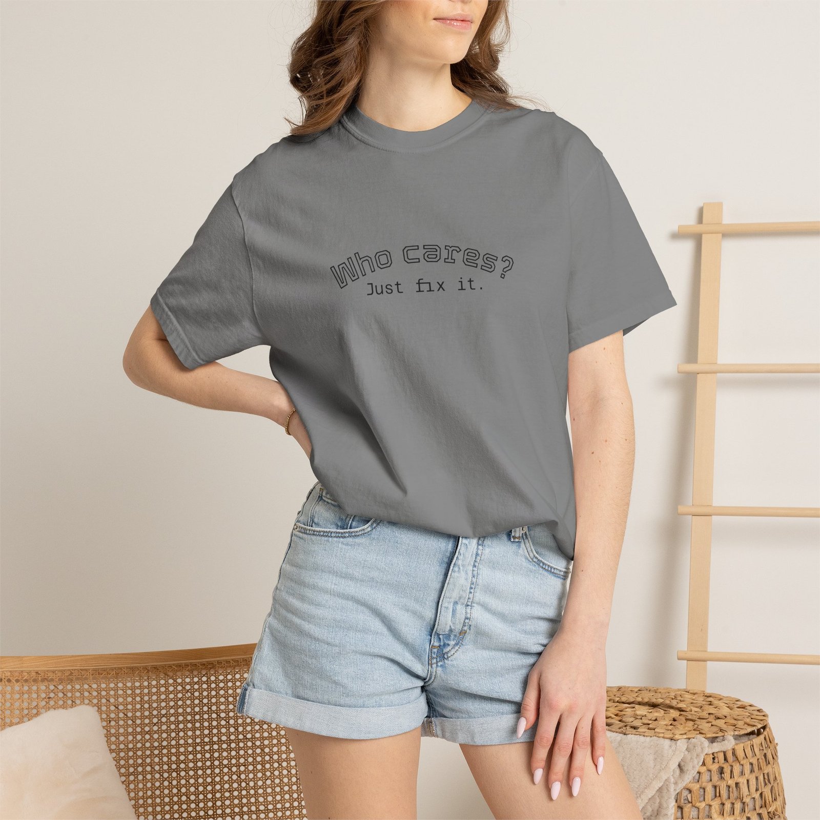 Canada-Mexico Drip Map T-Shirt — Canadexico Graphic Tee (Who Cares? Just Fix It) - Image 16