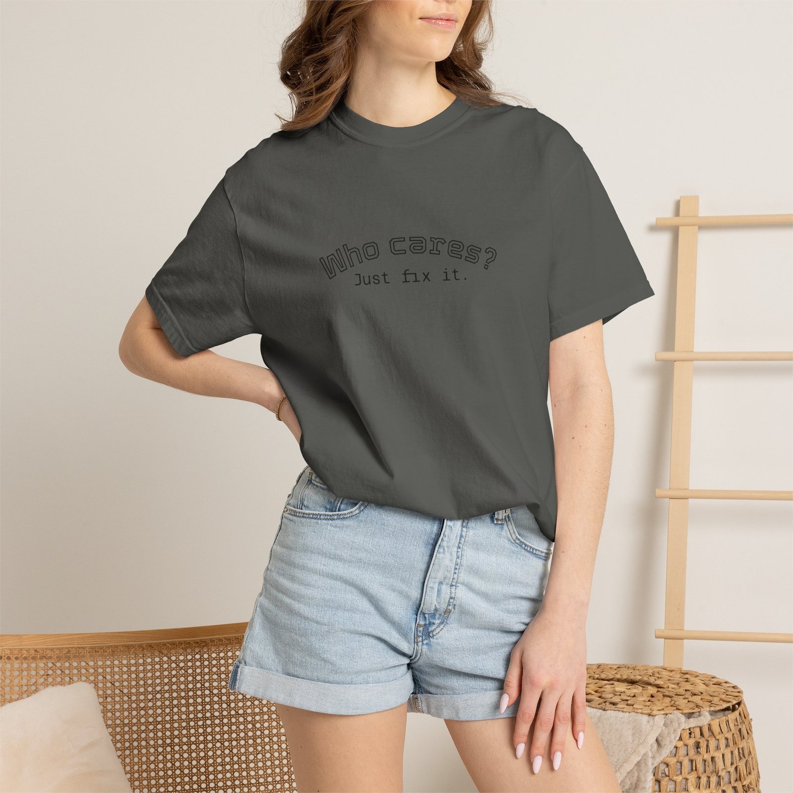 Canada-Mexico Drip Map T-Shirt — Canadexico Graphic Tee (Who Cares? Just Fix It) - Image 12