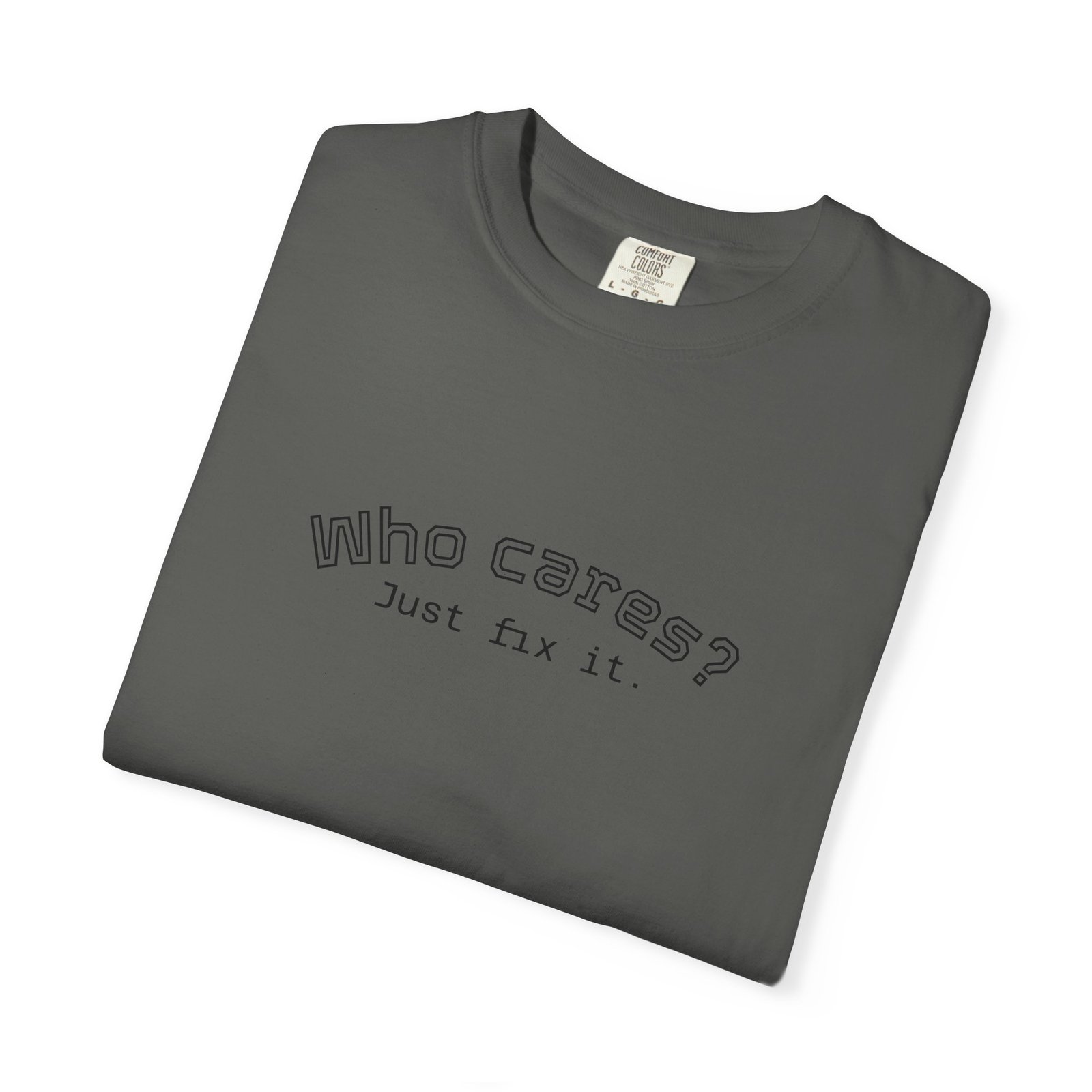Canada-Mexico Drip Map T-Shirt — Canadexico Graphic Tee (Who Cares? Just Fix It) - Image 11